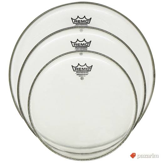 Remo PP-1182-BA Propack Ambasador 10",12",14"