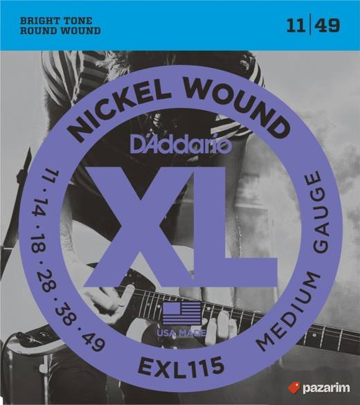 D'Addario EXL115 zice za elektricnu gitaru