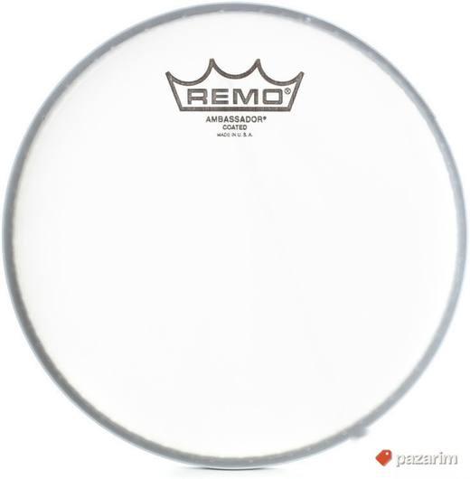 8" Remo Ambasador Coated