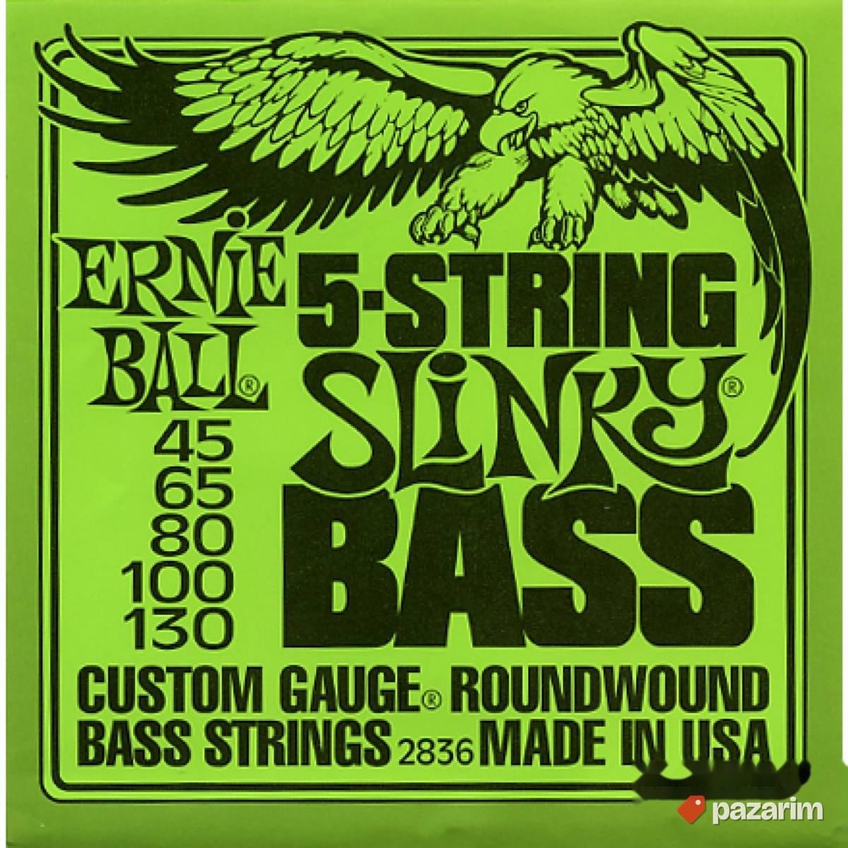 ERNIE BALL 2836 SUPER SLINKY BASS 45-130 Žice za bas 1
