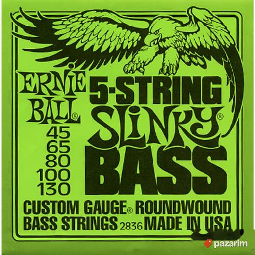 ERNIE BALL 2836 SUPER SLINKY BASS 45-130 Žice za bas