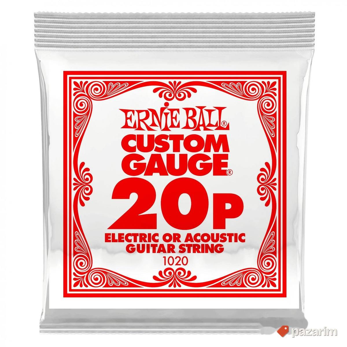 Ernie ball 1020 zica za akustičnu ili električnu gitaru 0,20 1