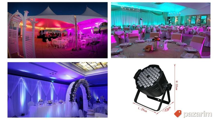 Master Light ML162 Led Par 54x3w 2
