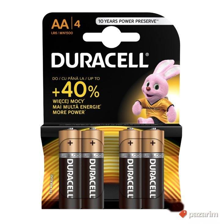 Duracell Basic AA 4kom baterija 1