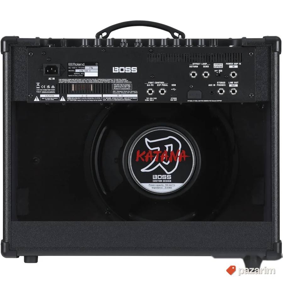 Boss KTN-100Gen3 Katana 100 EX Guitar Amplifier Generation3 4