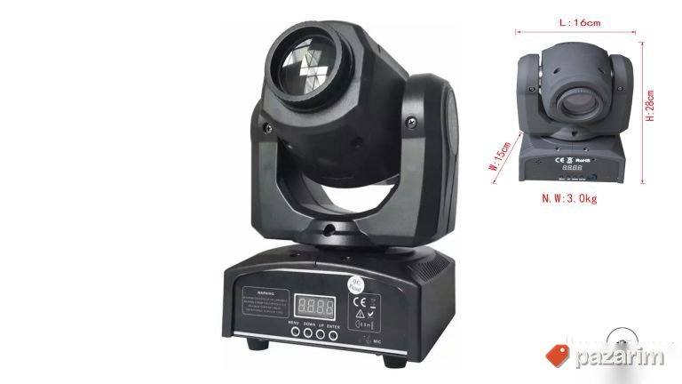 Master Light MLH30 Led Spot 30w roto glava 2