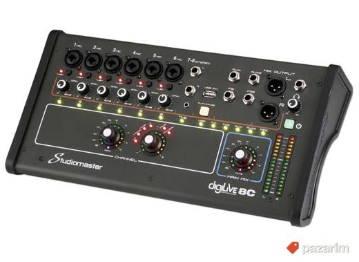 Studiomaster DigiLive 08C 8-Channel Digital mixer