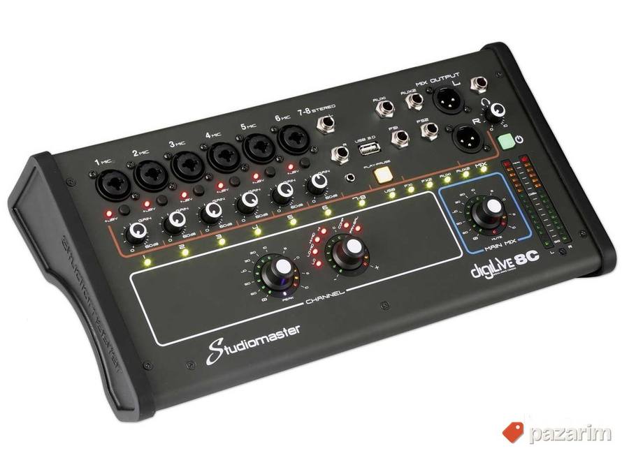 Studiomaster DigiLive 08C 8-Channel Digital mixer 3
