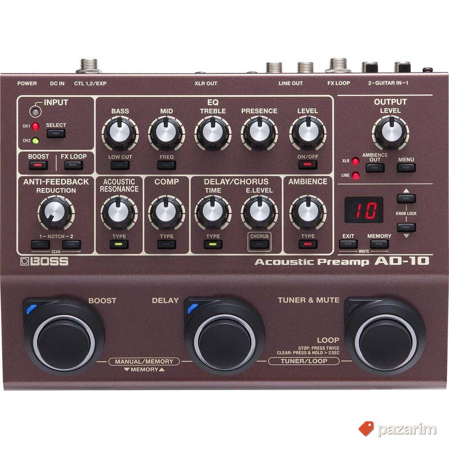 Boss AD-10 Acoustic Preamp 2