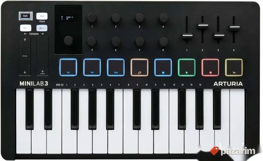 Arturia MiniLab 3 Black MIDI kontroler