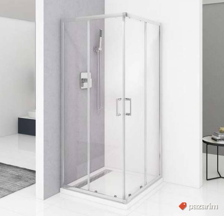 Tis kabina 80x80 kvadratna slimm 1