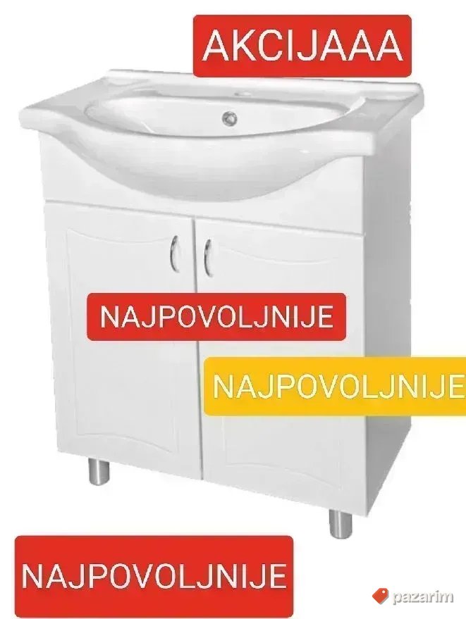 Ormaric sa lavabom 55cm NOVOOO donji deo 1