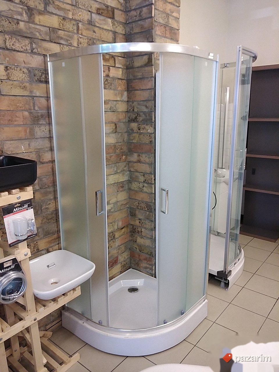 Tus kabina polukruzna 80x80 3