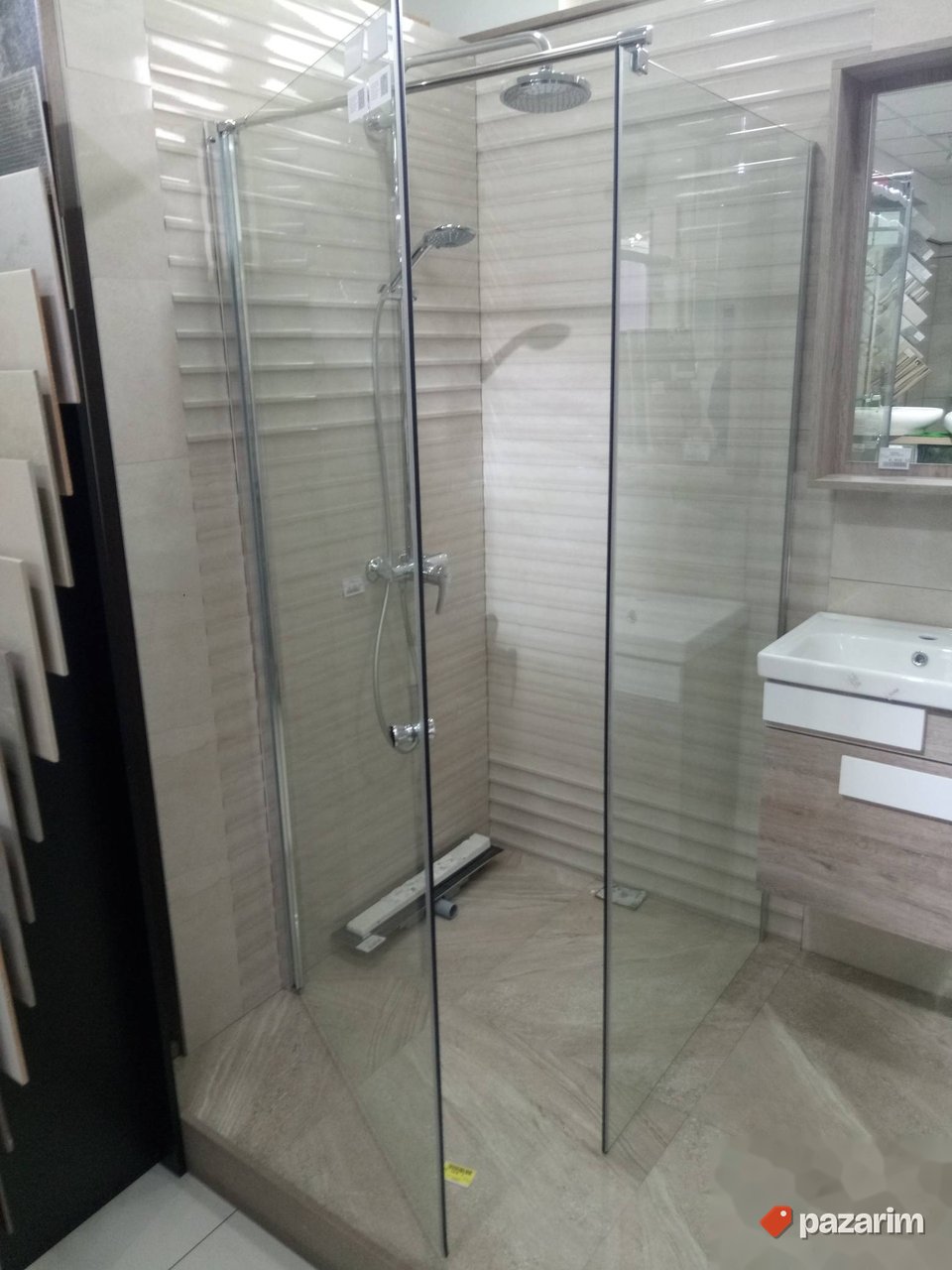 Tus kabina 90x90 pivot vrata