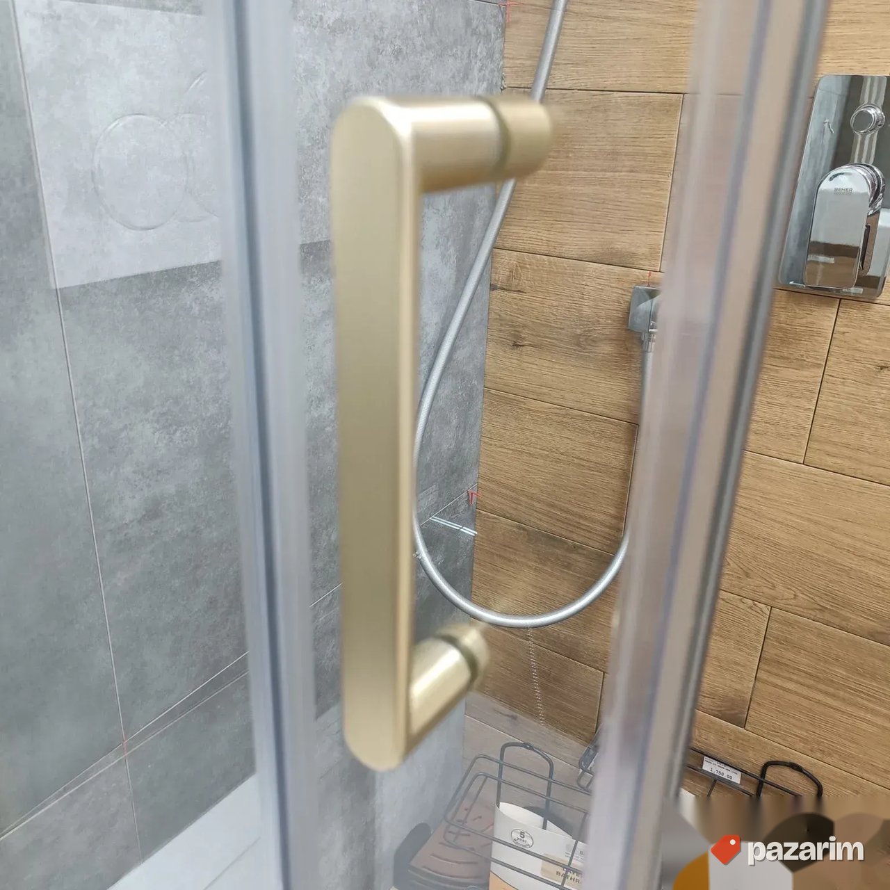 Tus kabina 90x90 kvadratna ZLATNA 2
