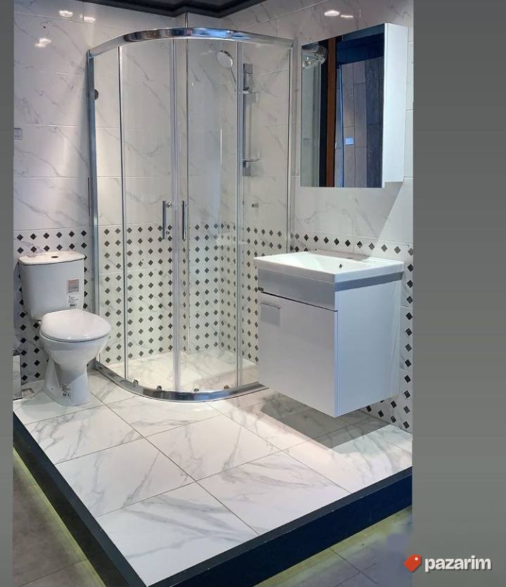 Tus kabina 80x80 polukruzna LUX 1