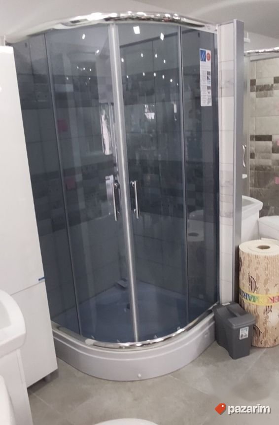 Tus kabima 90x90 grey staklo 1
