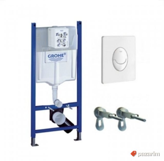 GROHE ugradni vodokotlic sa belom tipkom