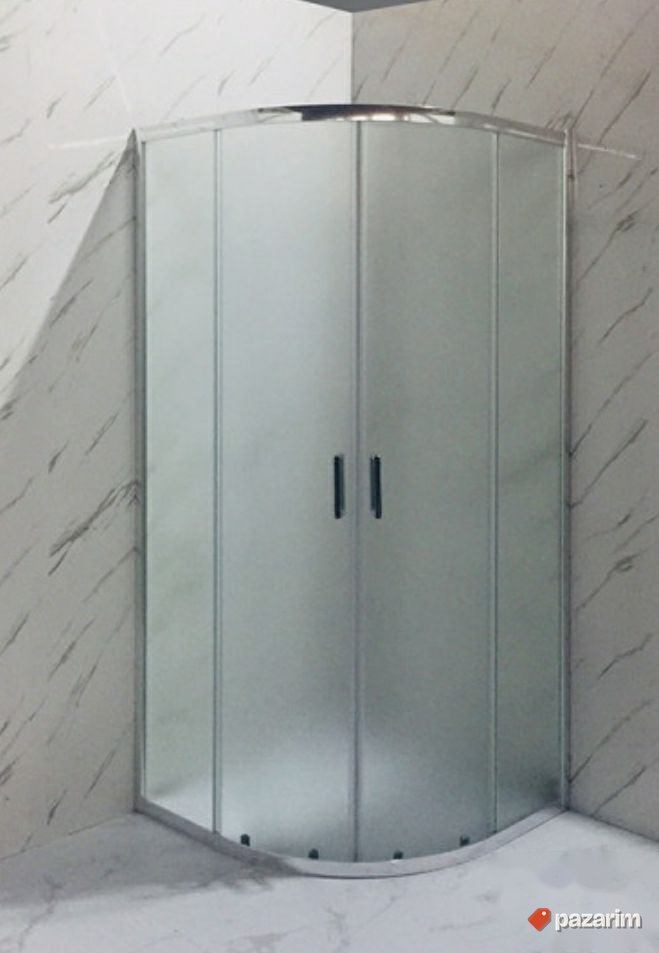 Tus kabina 80x80 polukruzna Slimm