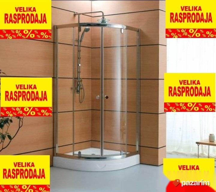 Tus kabina polukruzna 80x80 sa tus kadicom NAJPOVOLJNIJEEE