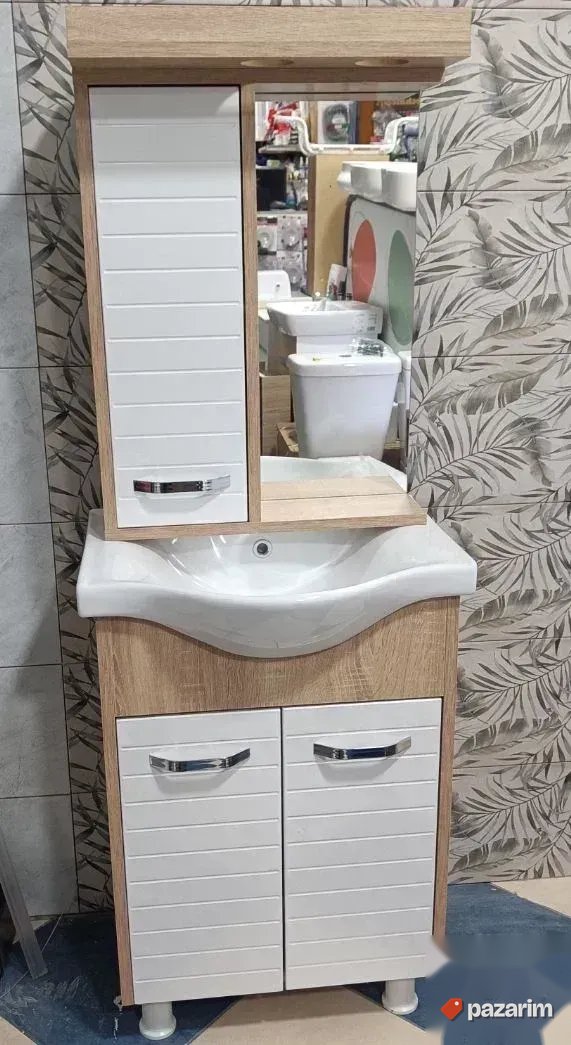 Lavabo sa ormarićem i ogledalo 55x44 KOMPLET hana