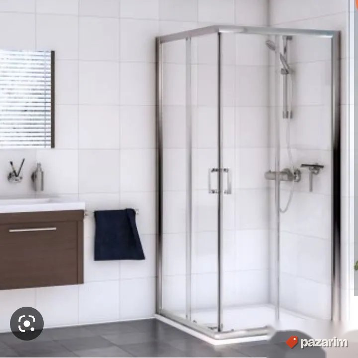 Tuš kabina 80x80 kavdratna providno staklo 1