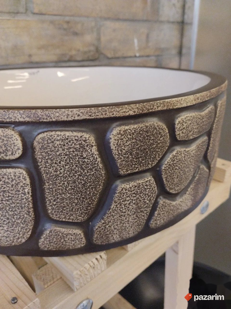 Laavao nadgradni 40cm kamen 4