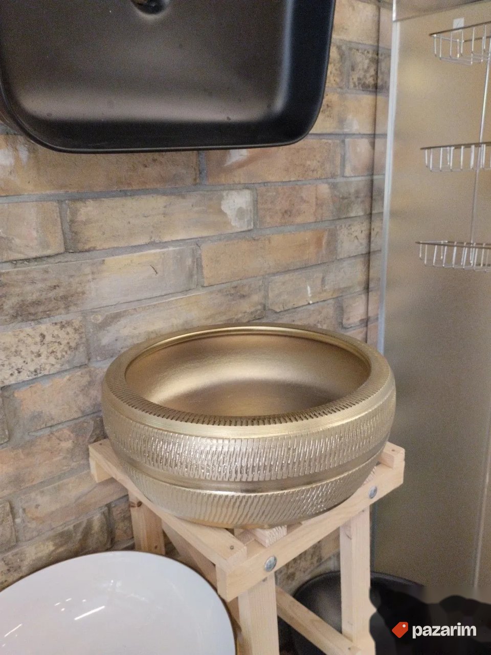 Lavabo 42cm nadgradni ZLATNI 4