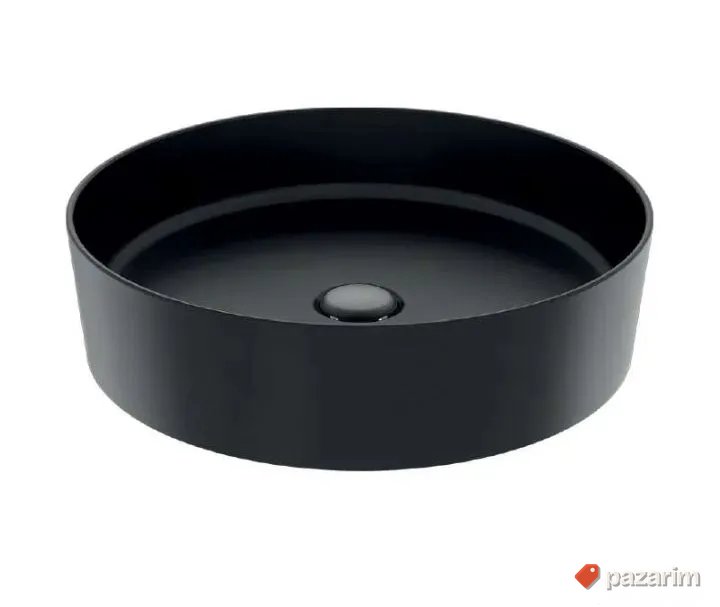 Lavabo nadgradni crni mat 36