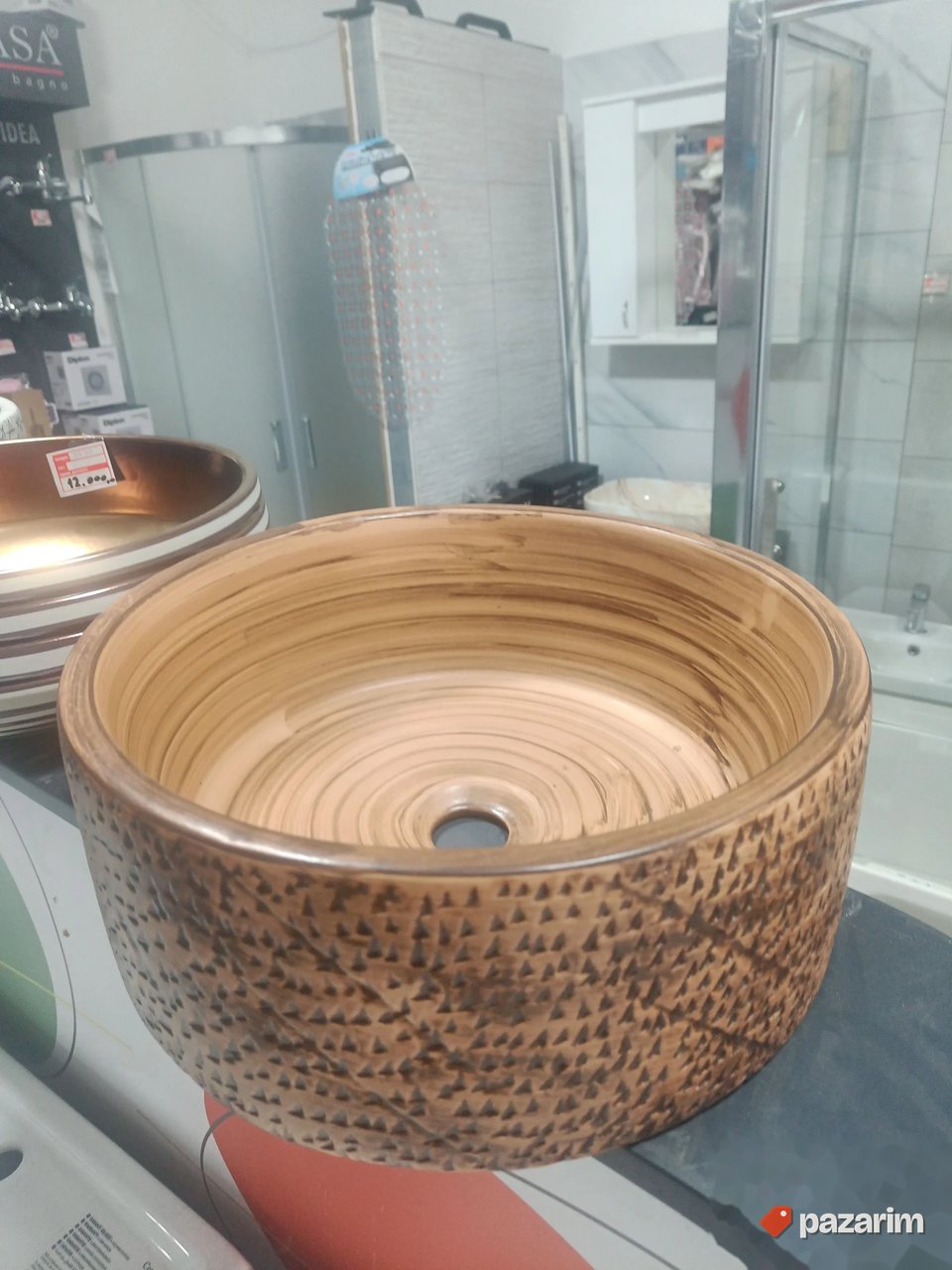 Lavabo nadgradni 37 braon 1