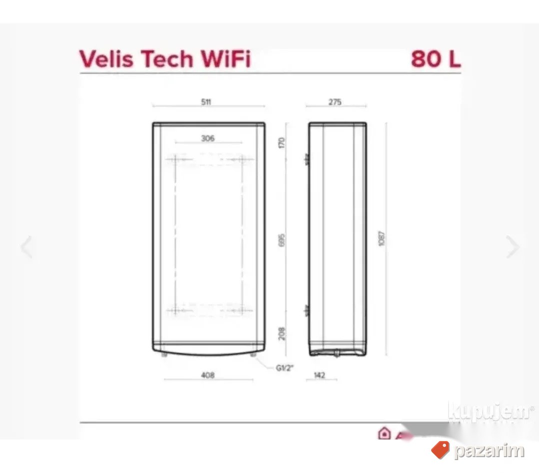 Bojler 80l ARISTON velis novoo AKCIJA 3