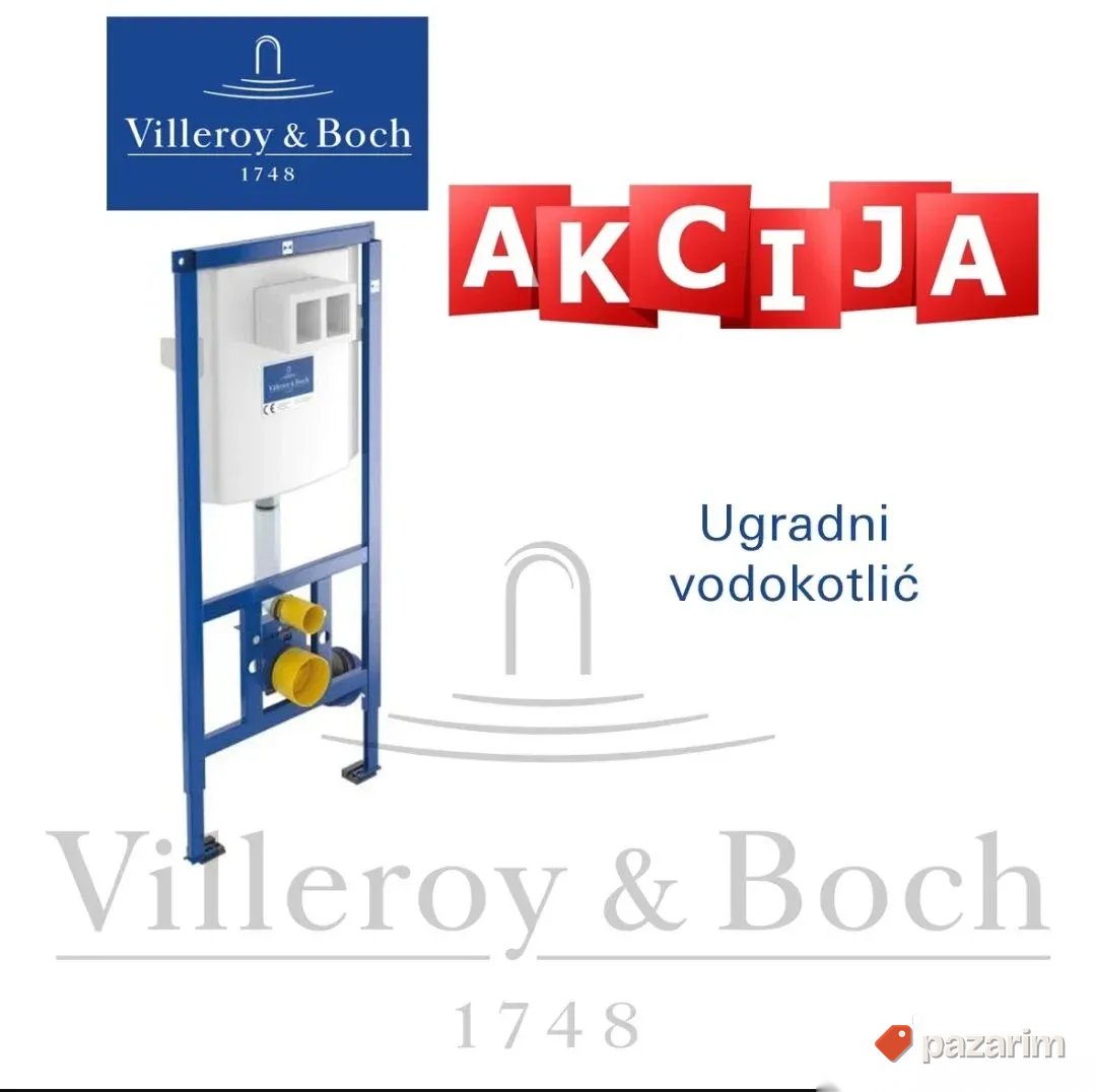 Ugradni vodokotlici sa belom tipkom VILLEROY & BOCH