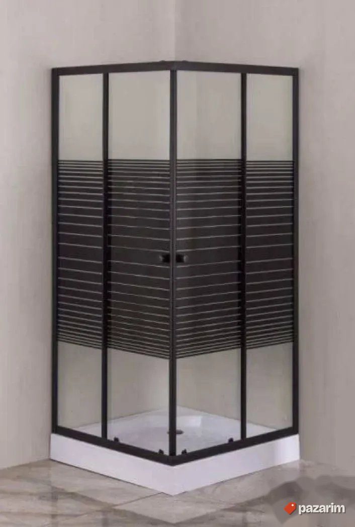 Tuš kabina 90x90 crna 1