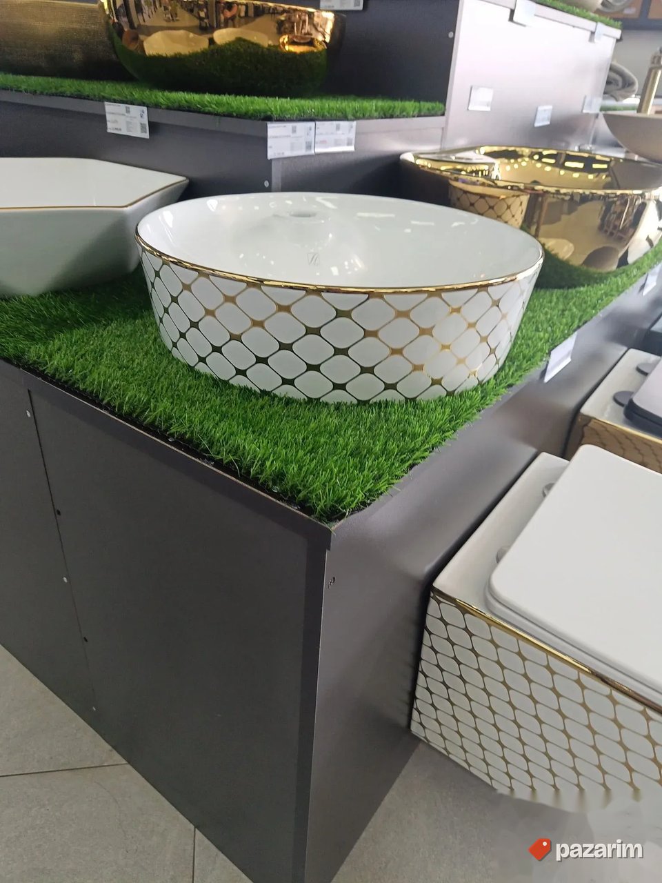 Lavabo nadgradni ZLATNA 43cm 1