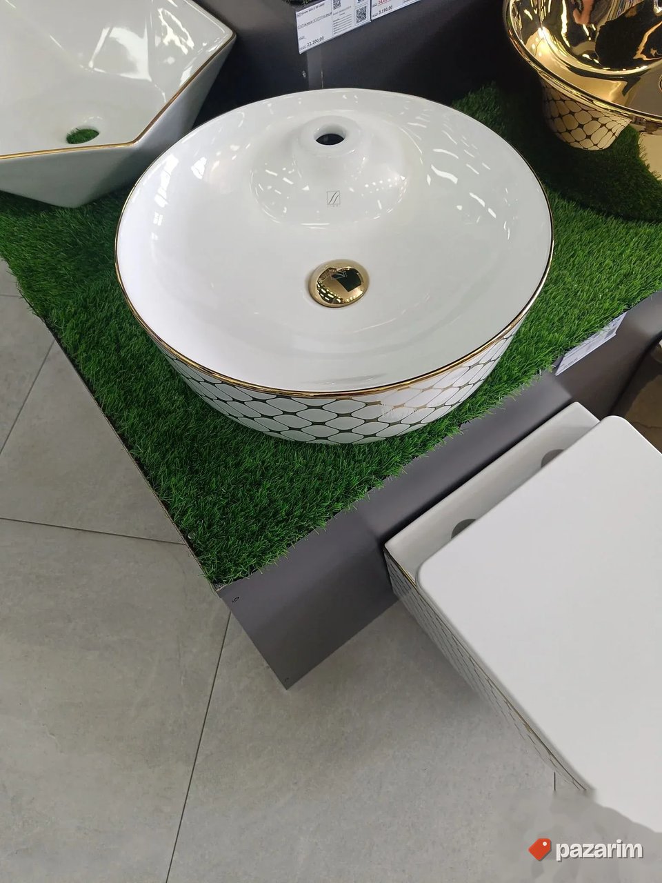 Lavabo nadgradni ZLATNA 43cm 2