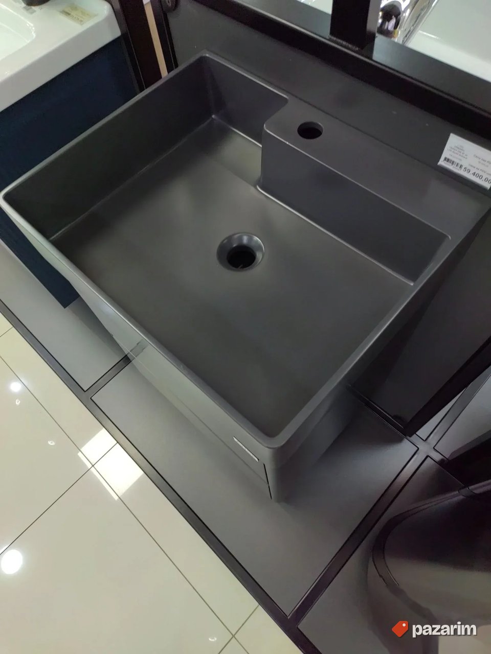 Ormaric sa lavabom crni 55 3