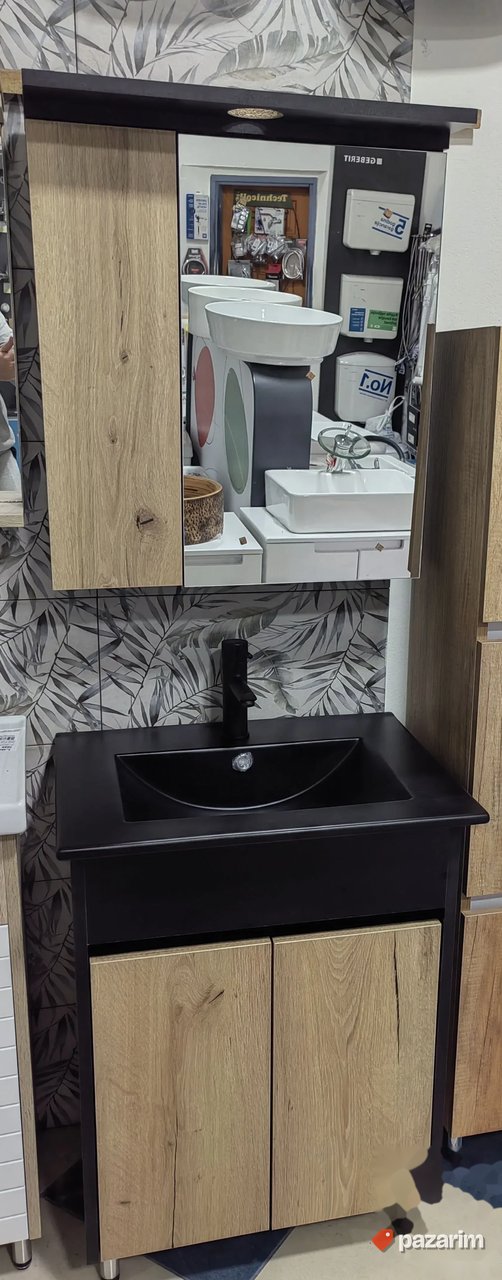 Ormaric sa lavabom 61x45 i ogledalo KOMPLET