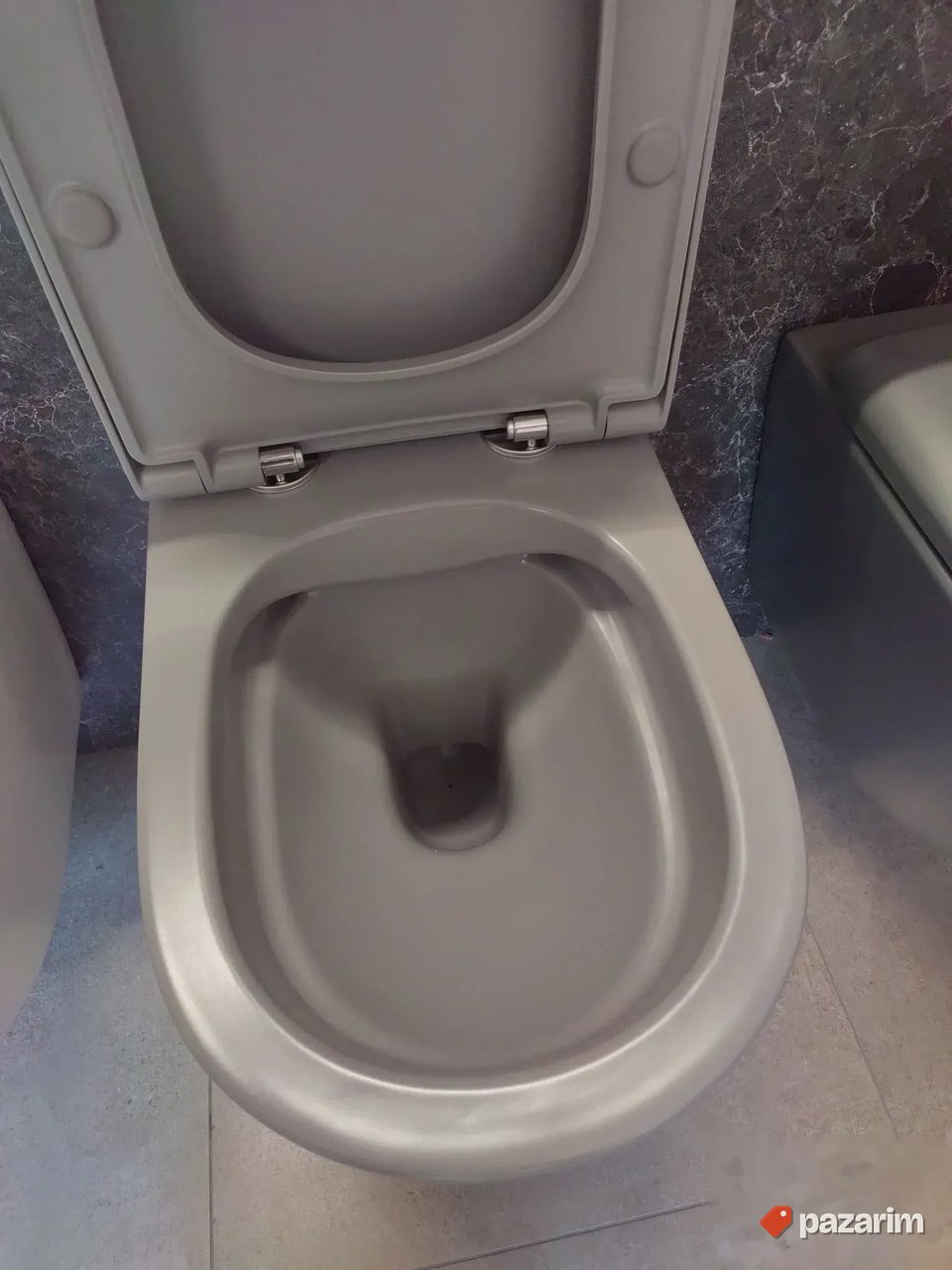 Wc solja konzola siva mat 55cm 4