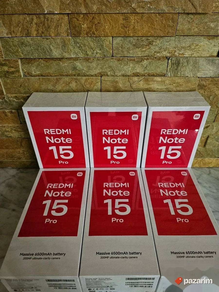 Xiaomi Redmi Note 15 PRO -4G -8GB/256GB -Black + Novo ! 2