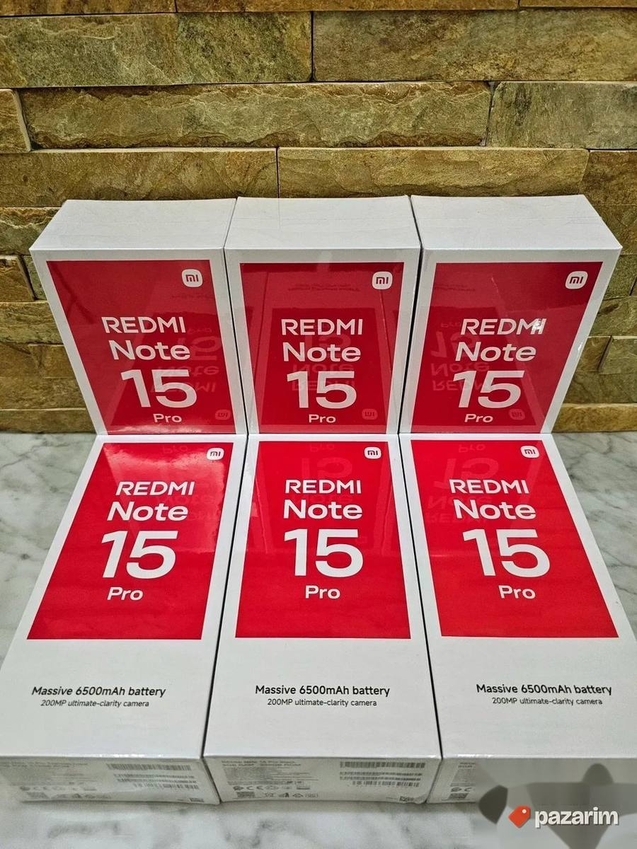 Xiaomi Redmi Note 15 PRO -4G -8GB/256GB -Black + Novo ! 3