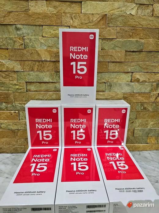 Xiaomi Redmi Note 15 PRO -4G -12GB/512GB -Black + Adapter !