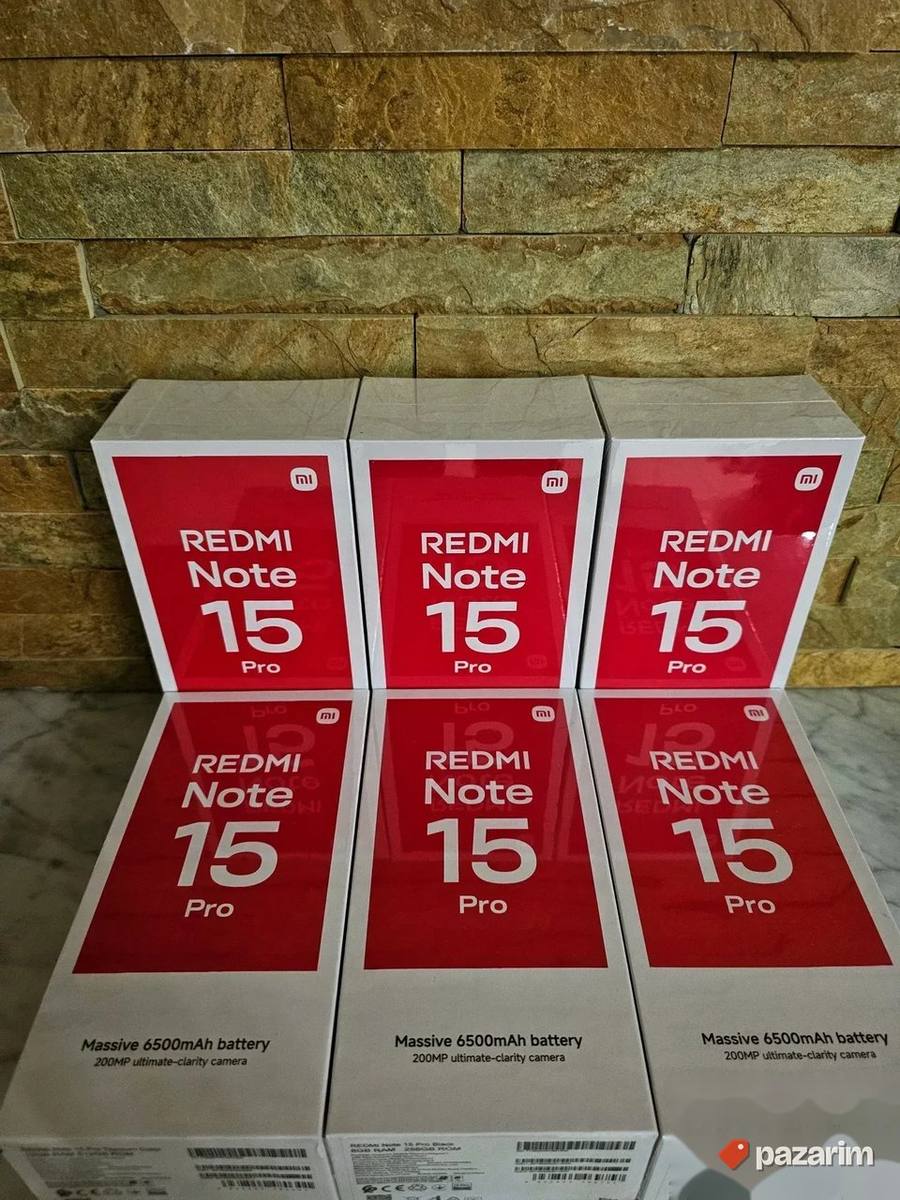 Xiaomi Redmi Note 15 PRO -4G -12GB/512GB -Black + Adapter ! 3