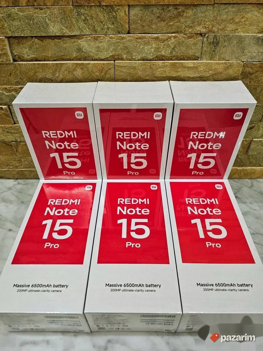 Xiaomi Redmi Note 15 PRO -4G -12GB/512GB -Black + Adapter ! 5