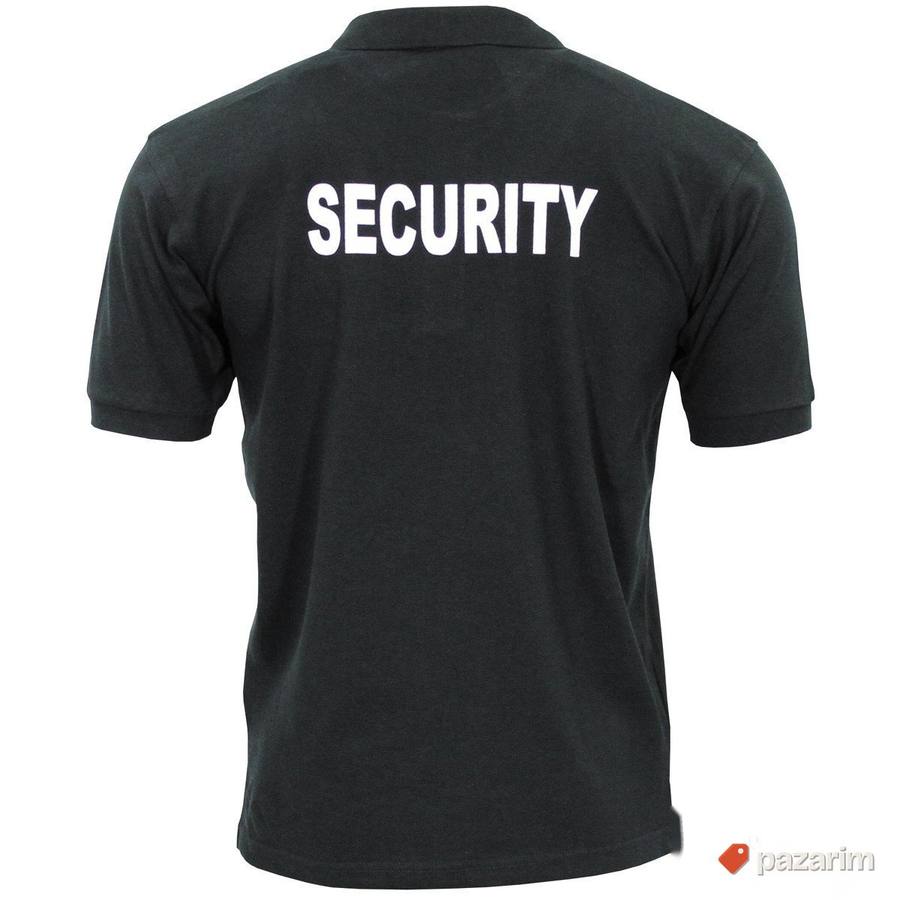 Majica Polo crna SECURITY 2