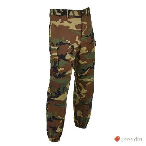 Italijanske kargo woodland pantalone 1
