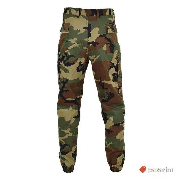 Italijanske kargo woodland pantalone 3