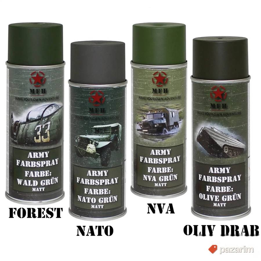 Kamuflažne sprej boje 3