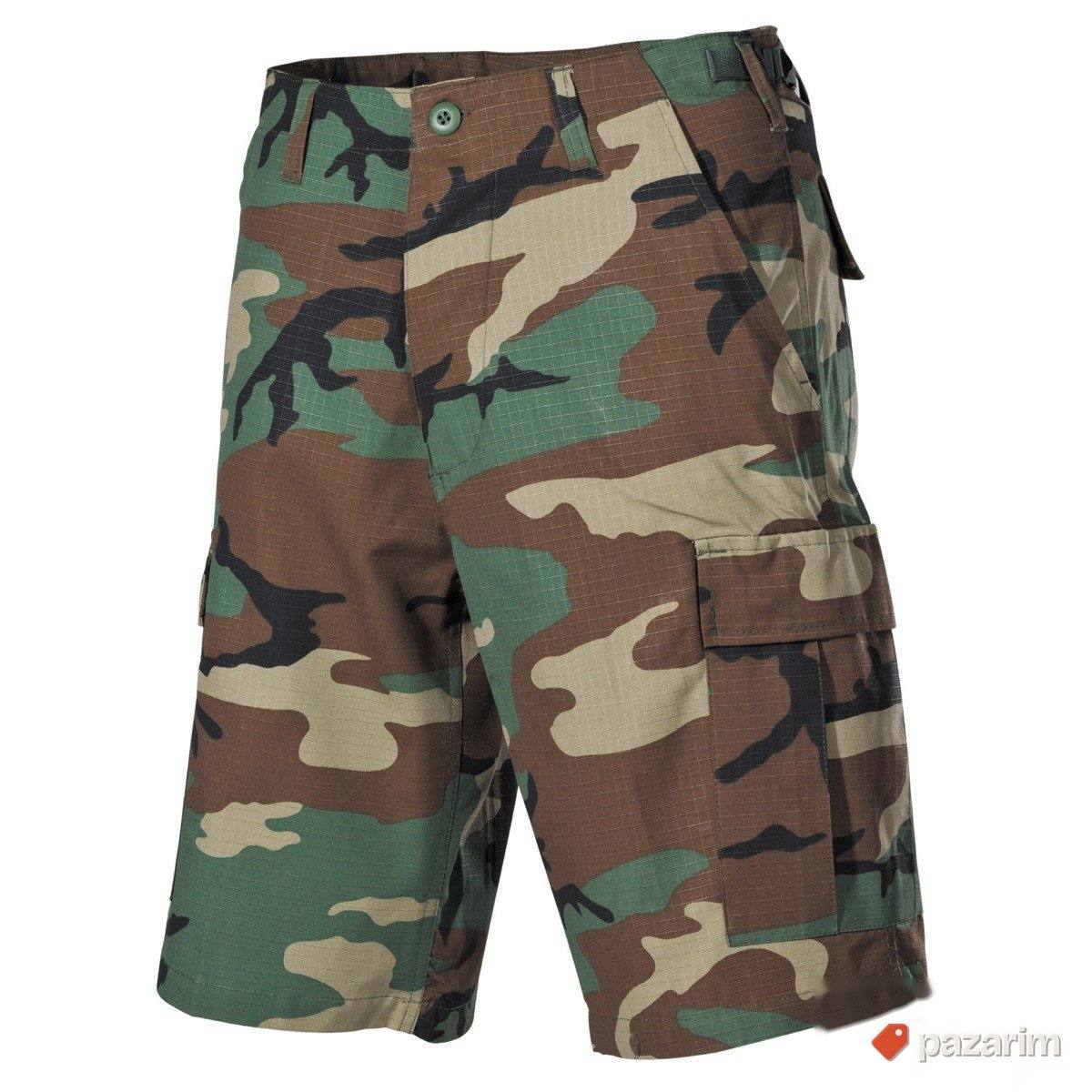 US Bermude BDU Rip Stop Woodland 1