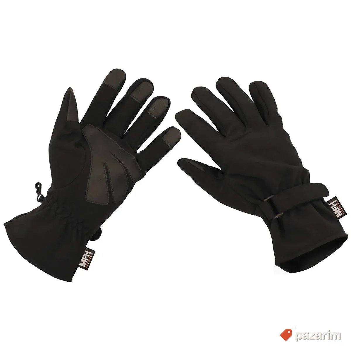 Rukavice Softshell crne 1