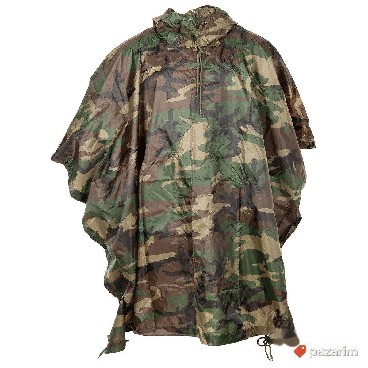 Pončo Rip Stop woodland 1